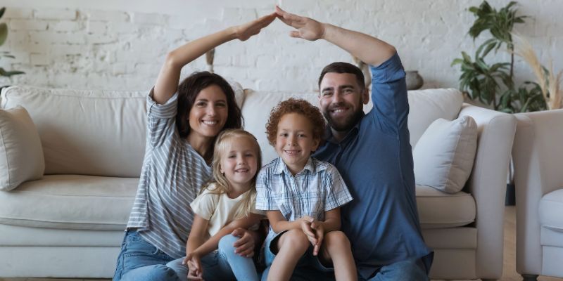 happy homeowners